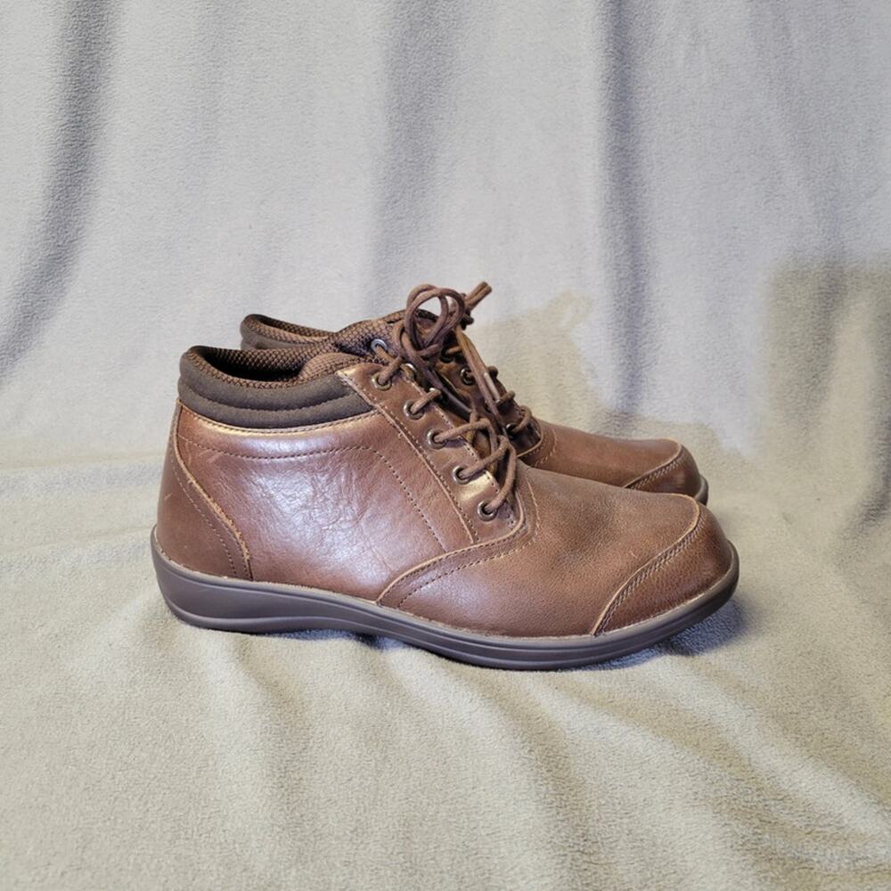 OrthoFeet‎ Shoes Womens Brown 10 5 W Leather Comfort